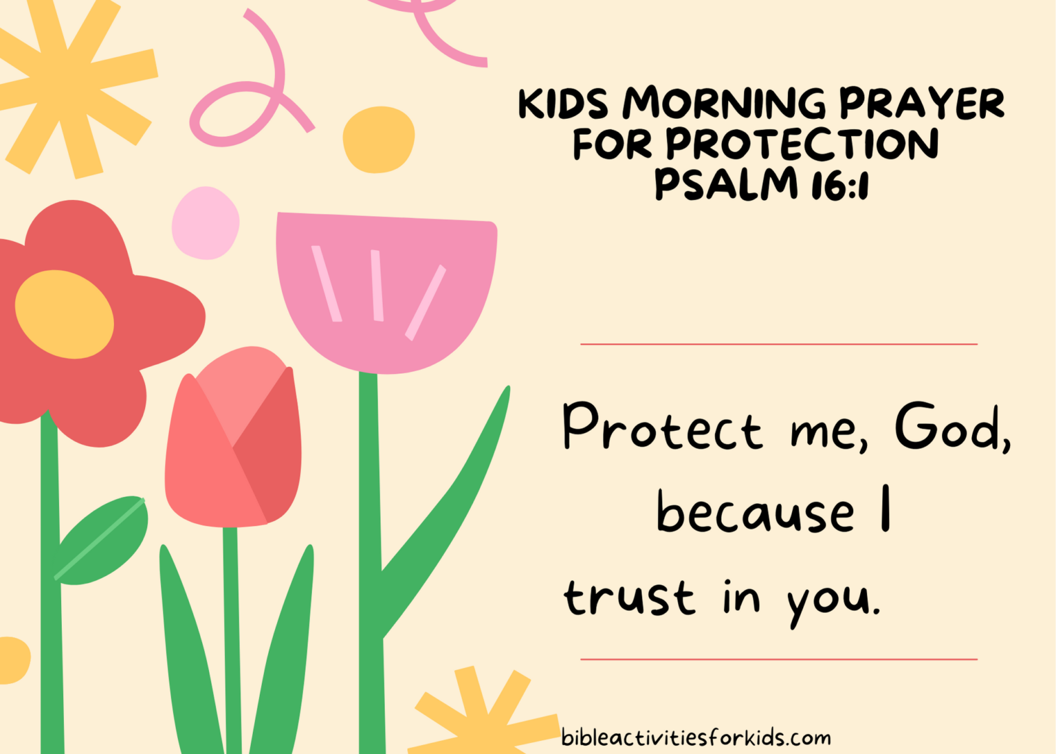 Top 5 Glorious & Short Morning Prayers For Kids - Bible Activities For Kids