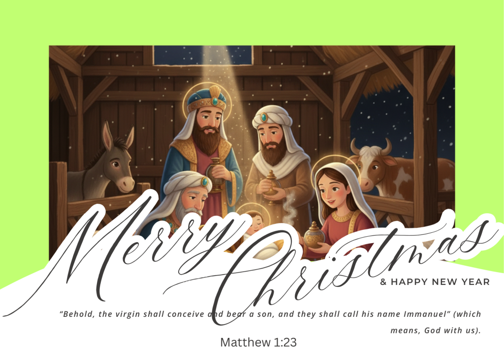 Bible verse Christmas cards