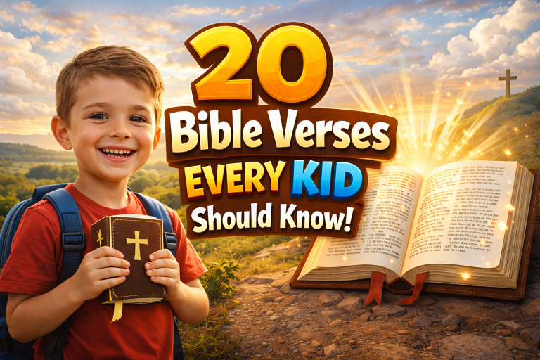 Bible verses every kids should know