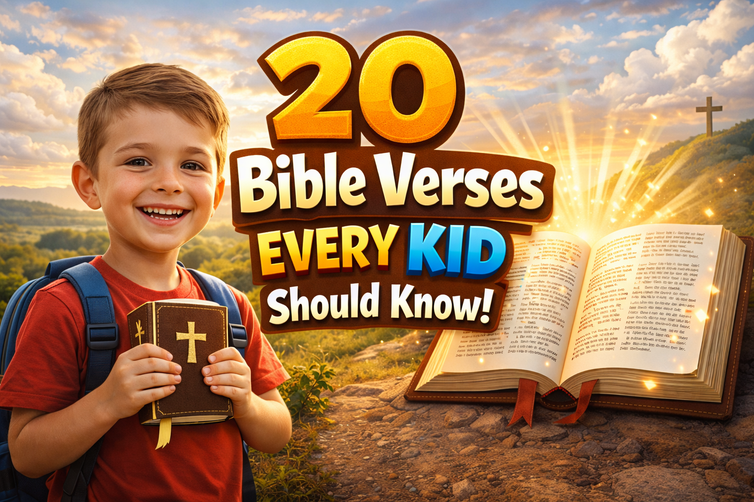 20 Powerful Bible Verses Every Kid Should Know
